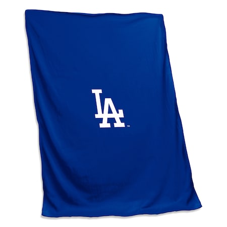 Logo Brands LA Dodgers Sweatshirt Blanket 515-74